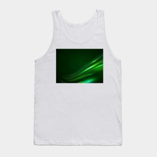 Digital Design - Green Abstract Strips Tank Top
